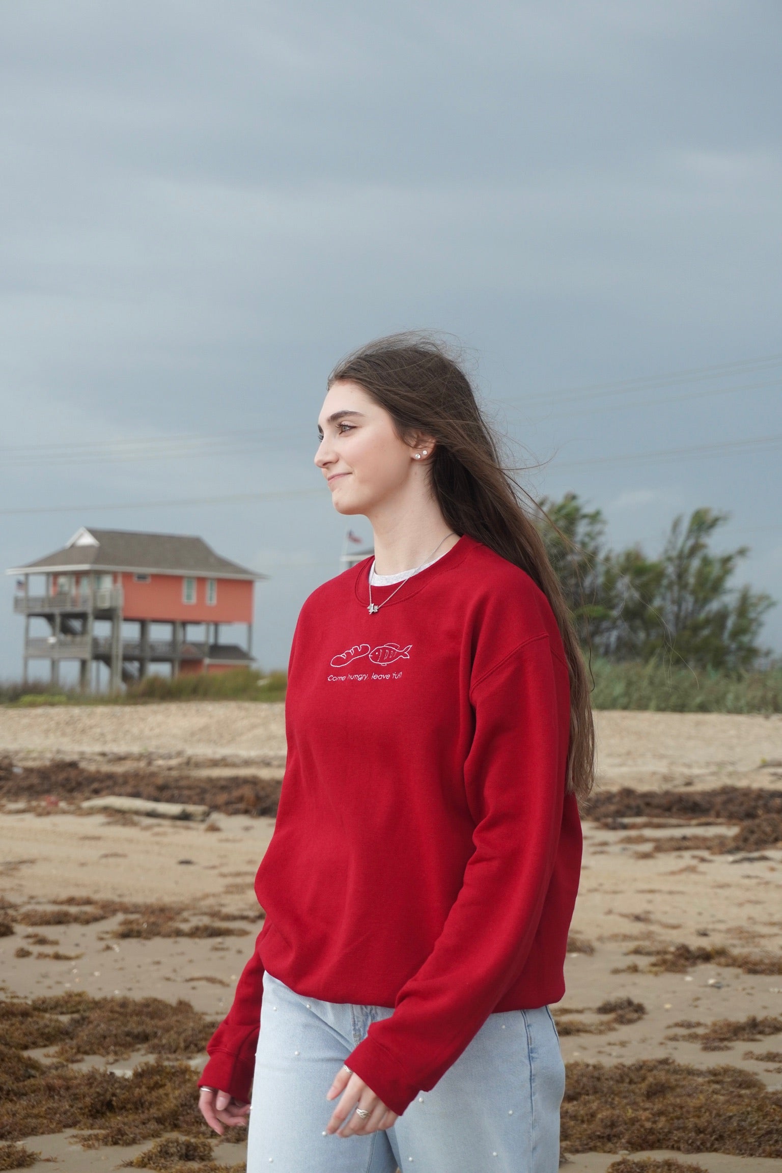 Come Hungry Leave Full Sweatshirt