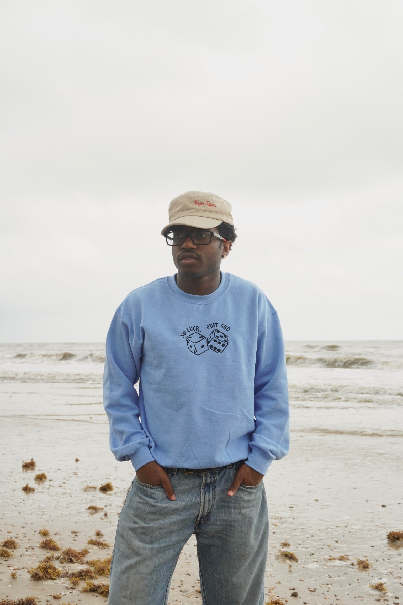 No Luck Just God Sweatshirt