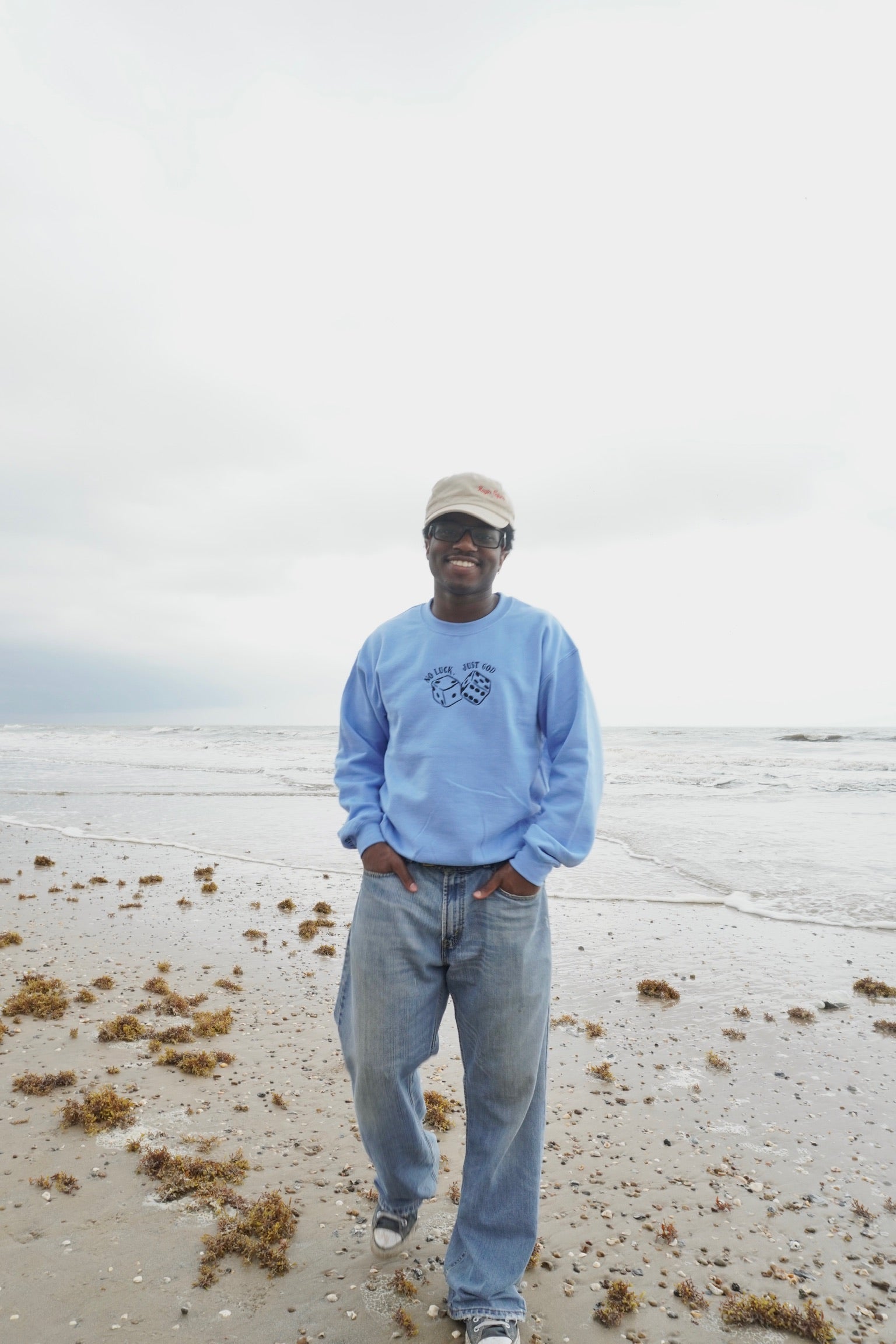 No Luck Just God Sweatshirt