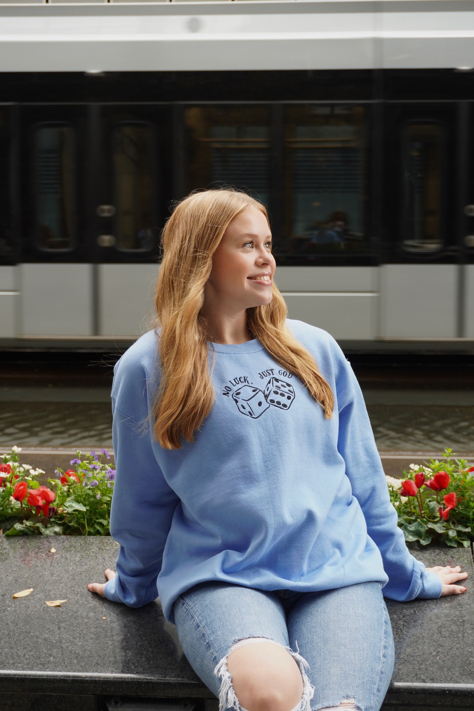 “No Luck, Just God” Sweatshirt